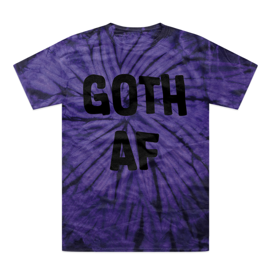 Goth AF Tonal Spider Tie-Dye T-Shirt