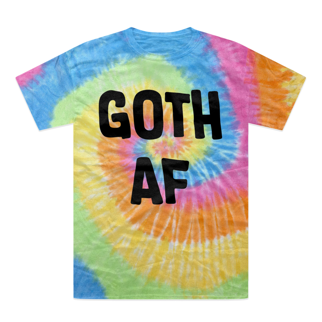 Goth AF Tie-Dye T-Shirt