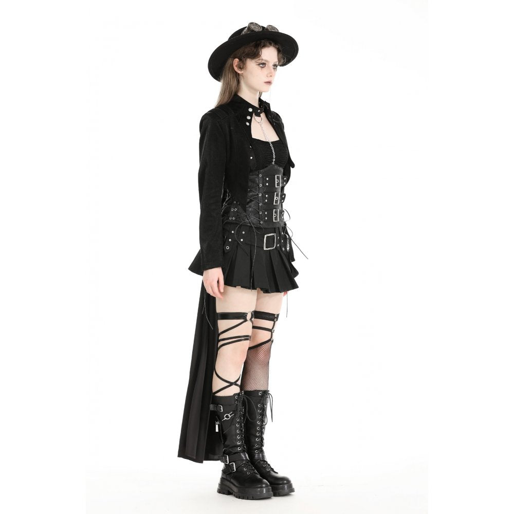 Dark in Love Yeraldina Long Tail Scale Pattern Jacket