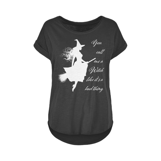 Call Me a Witch Long Slub T-Shirt