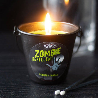 Gothic Gifts Zombie Repellent Candle Bucket