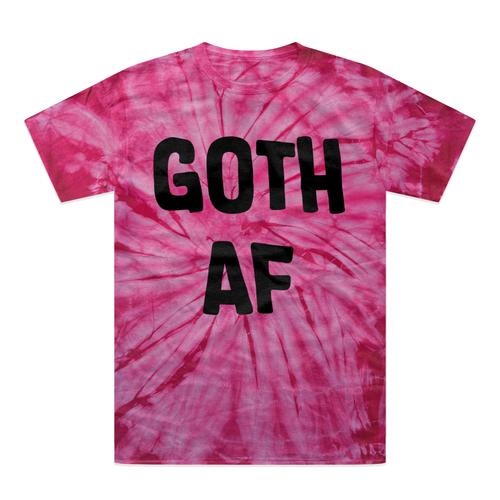 Goth AF Tonal Spider Tie-Dye T-Shirt