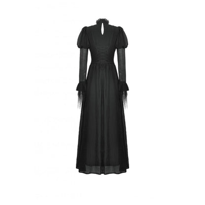 Dark in Love Harlow Dark Enchantress Gothic Lace Maxi Dress