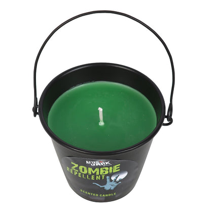 Gothic Gifts Zombie Repellent Candle Bucket