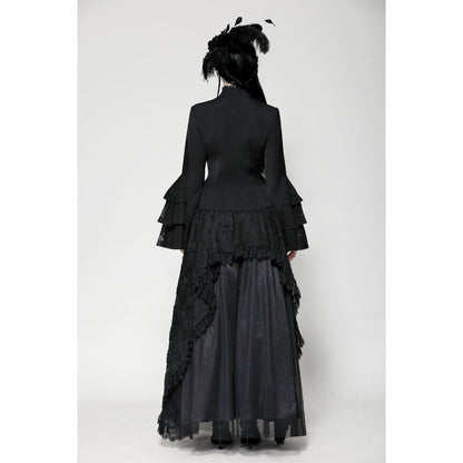 Dark in Love Odesia Gothic Ruffled Ladies Shirt