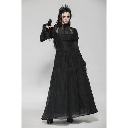 Dark in Love Harlow Dark Enchantress Gothic Lace Maxi Dress