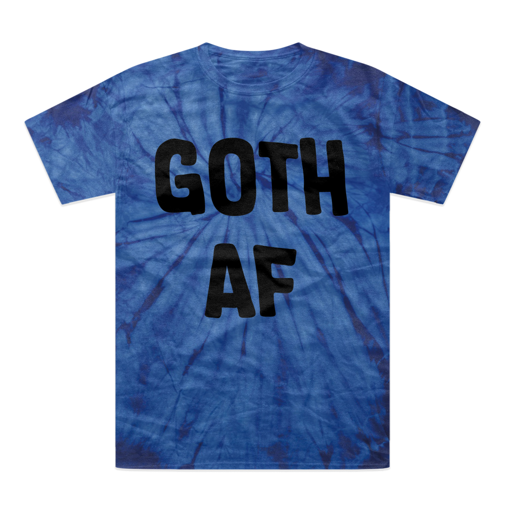 Goth AF Tonal Spider Tie-Dye T-Shirt