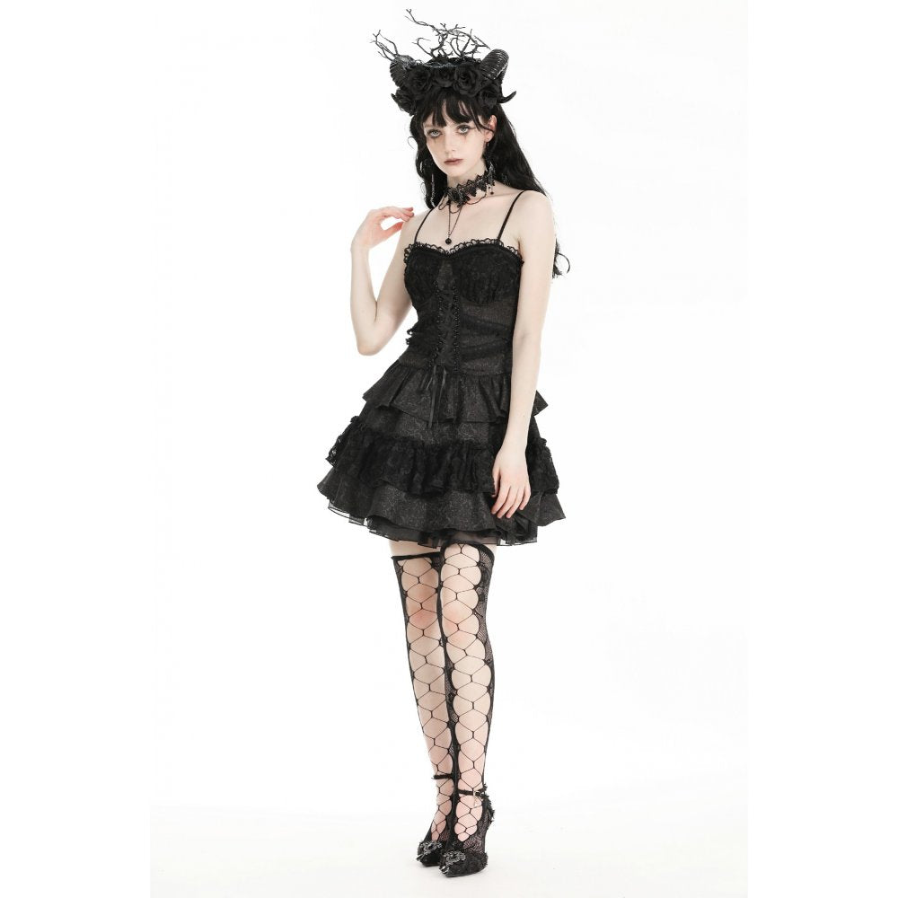 Dark in Love Tullia Frilly Mini Dress