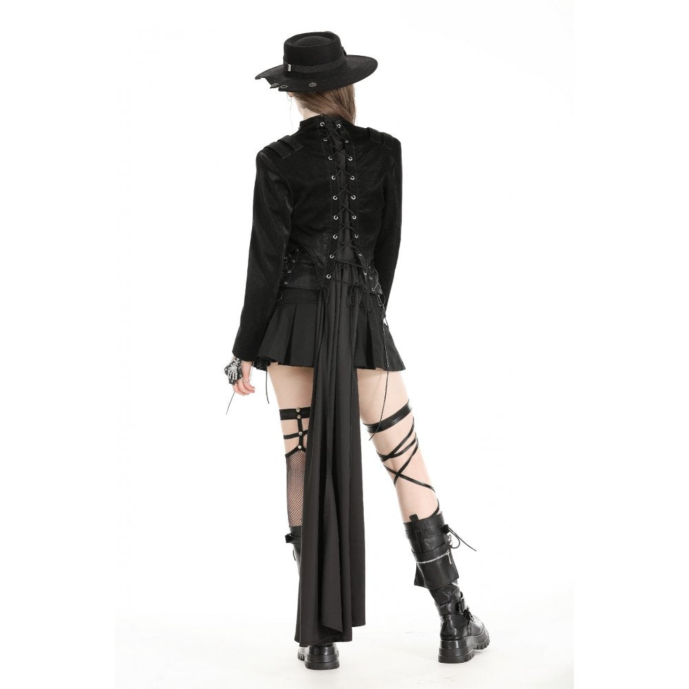 Dark in Love Yeraldina Long Tail Scale Pattern Jacket