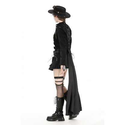 Dark in Love Yeraldina Long Tail Scale Pattern Jacket