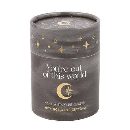 Gothic Gifts Vanilla Stardust Crystal Chip Candle