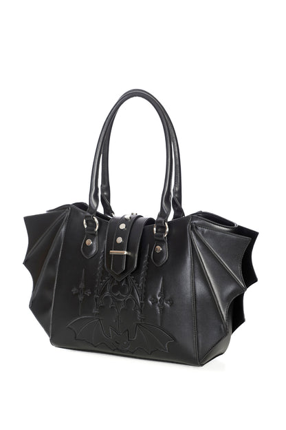 Banned Apparel Black Bat Tote Bag