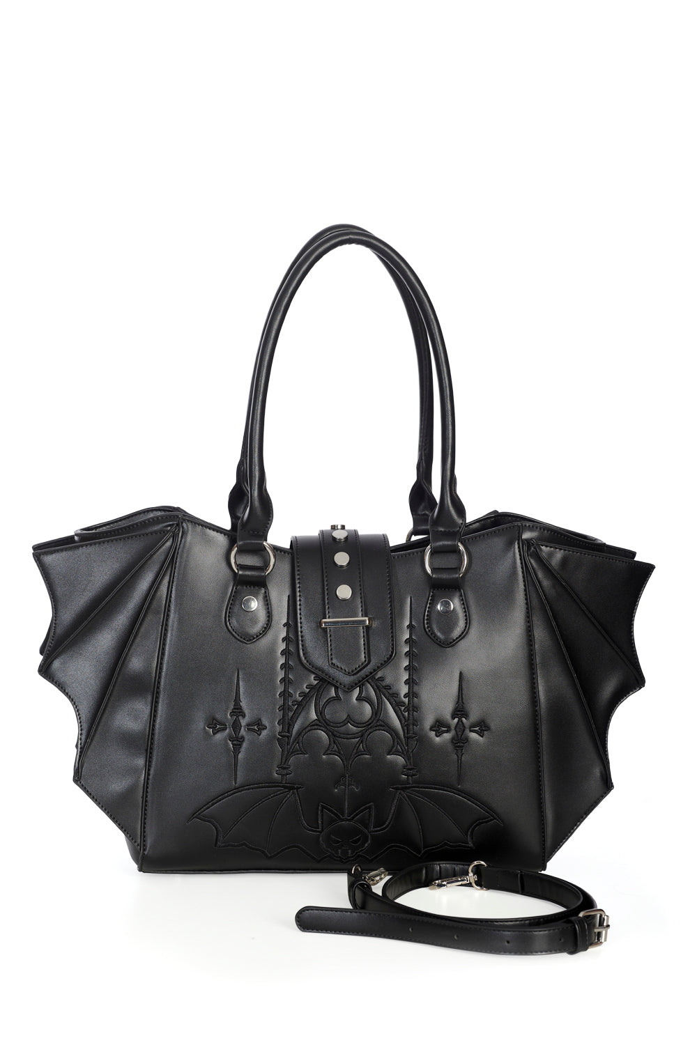 Banned Apparel Black Bat Tote Bag