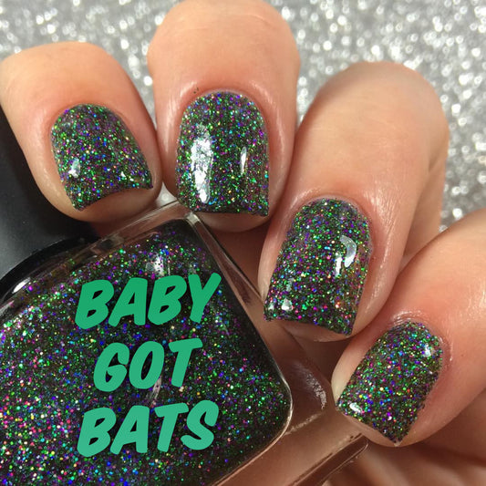 Radioactive Unicorn Baby Got Bats Nail Polish