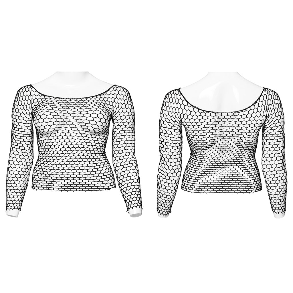 Punk Rave Constance Top Long Sleeve Plus Size Top