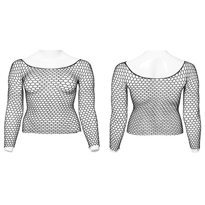 Punk Rave Constance Top Long Sleeve Plus Size Top