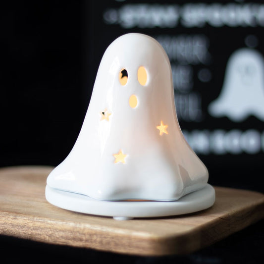 Gothic Gifts Ghost Tealight and Incense Cone Holder - Kate's Clothing