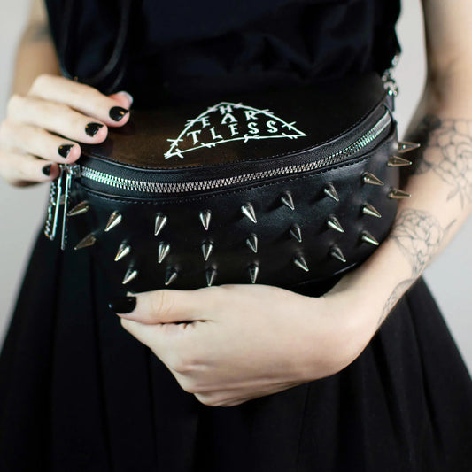 Heartless Spiked Roma Bag