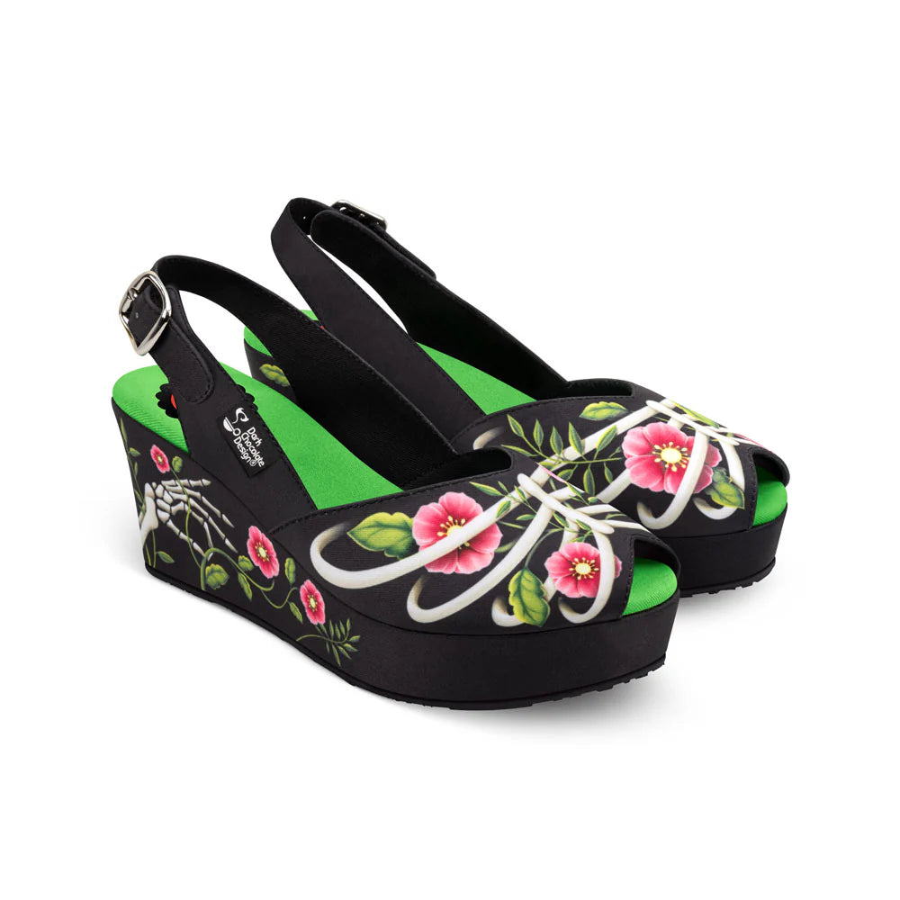 Chocolaticas® Necroflora Women's Sandals