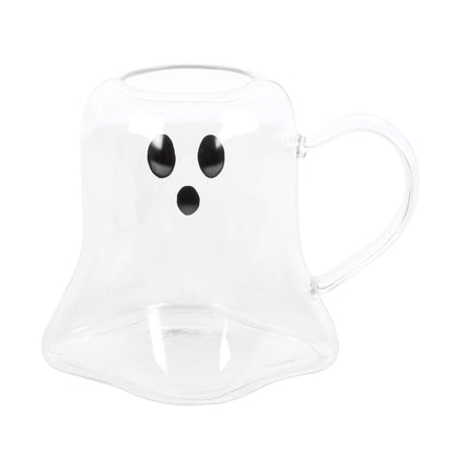 Gothic Gifts Ghost Shaped Glass Mug