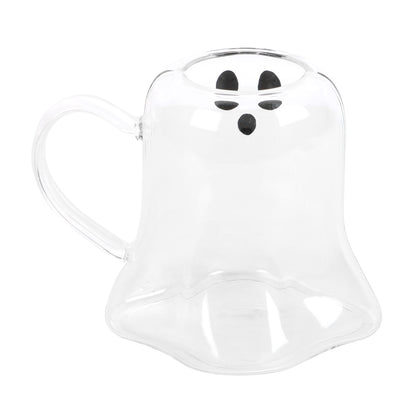 Gothic Gifts Ghost Shaped Glass Mug