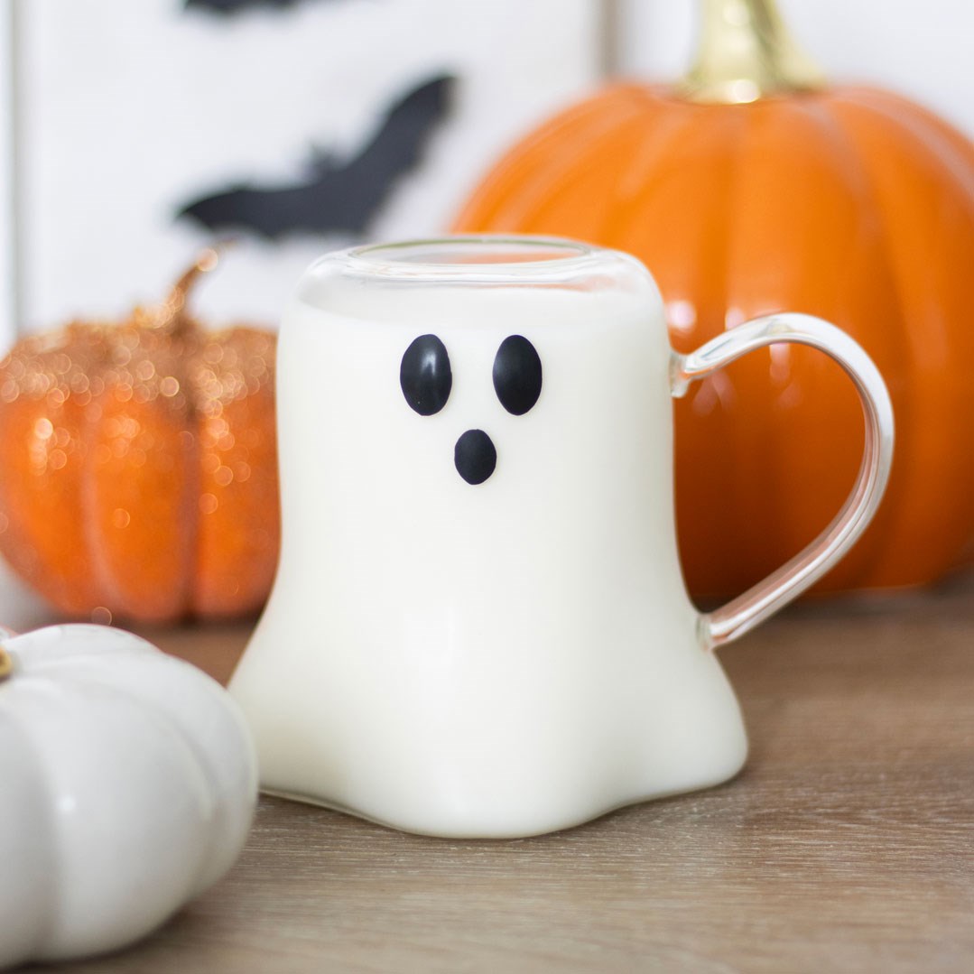 Gothic Gifts Ghost Shaped Glass Mug