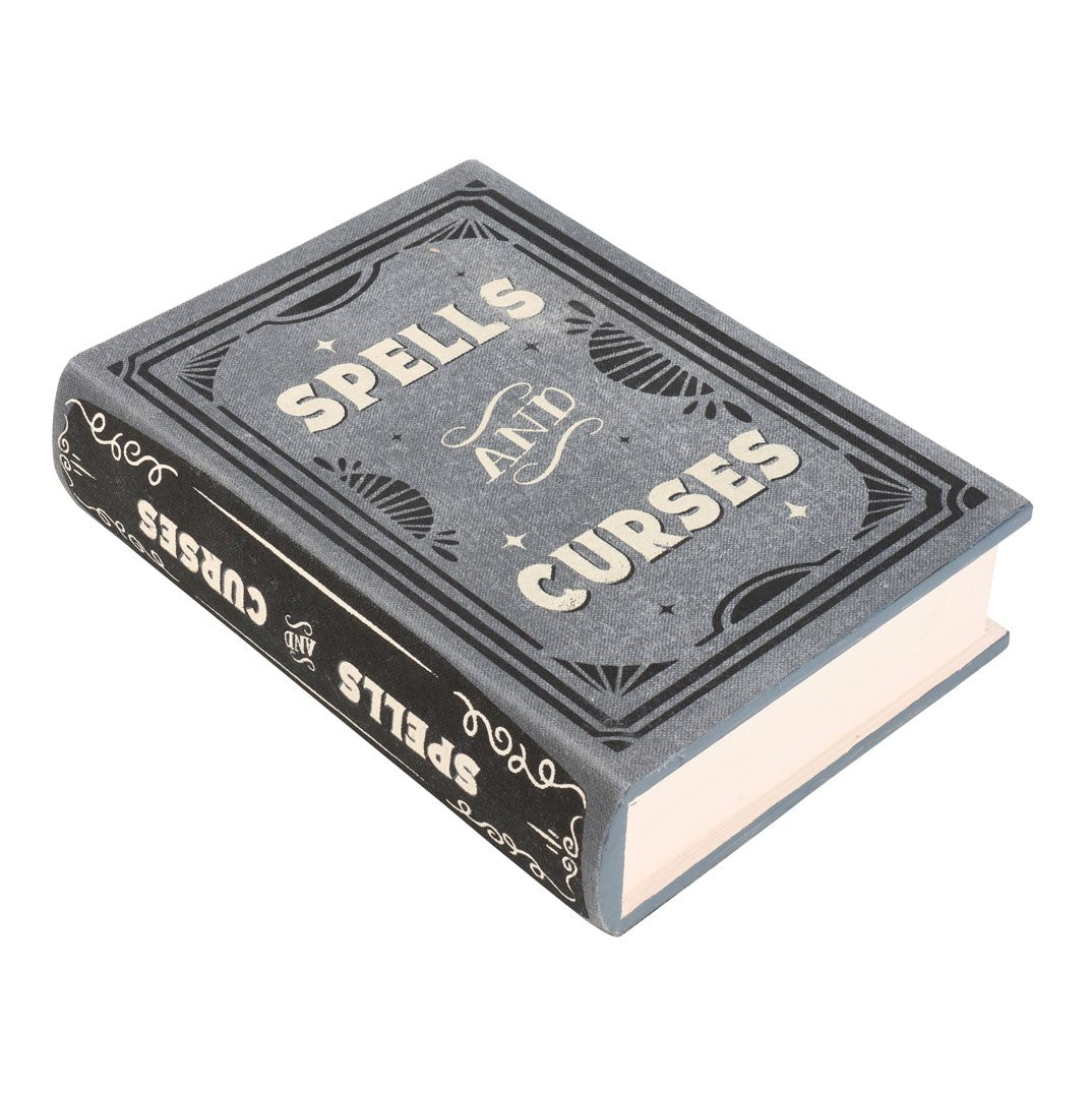 Gothic Gifts Spells and Curses Book Shaped Storage Box