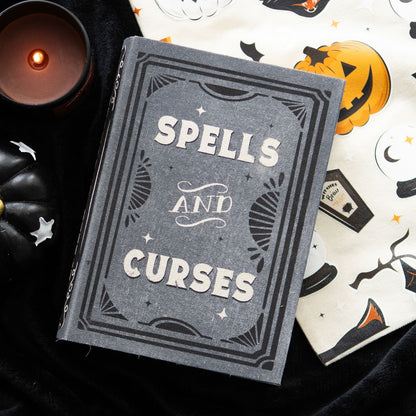 Gothic Gifts Spells and Curses Book Shaped Storage Box