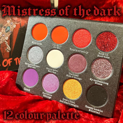 Radioactive Unicorn Mistress of the Dark Eyeshadow Palette