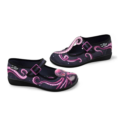 Chocolaticas® Sea Demon Women's Mary Jane Flat Shoes