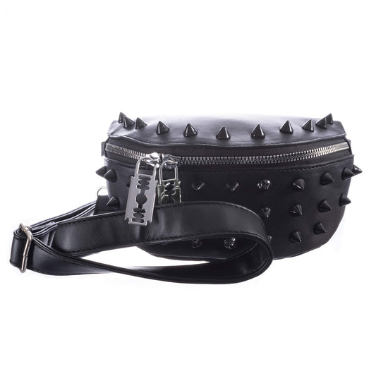 Poizen Industries Vita Bag with Black Spike Studs