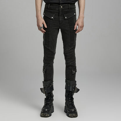 Punk Rave Mens Cepheus Statement Jeans