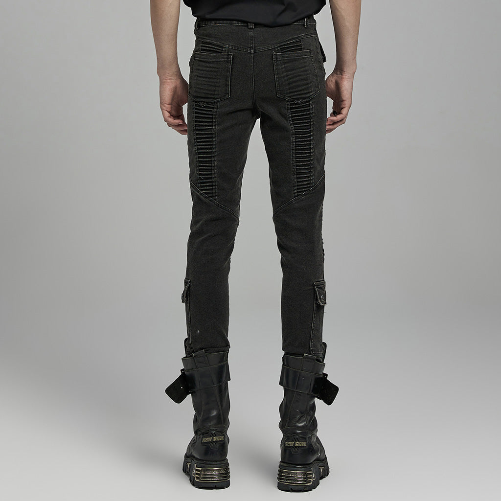 Punk Rave Mens Cepheus Statement Jeans