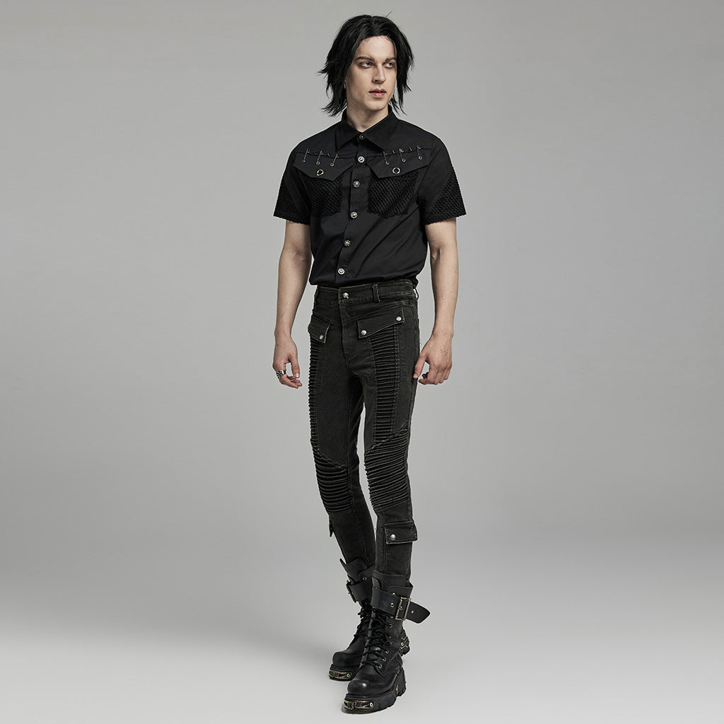 Punk Rave Mens Cepheus Statement Jeans