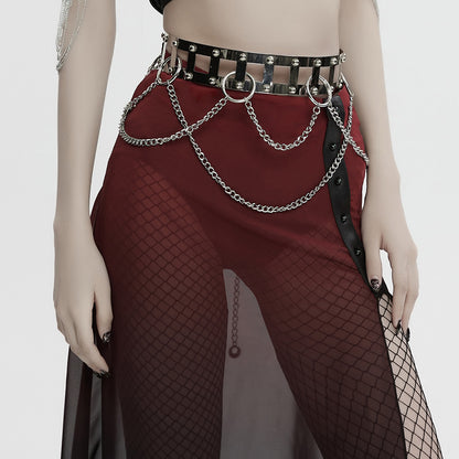 Punk Rave Estrel Metal Rivet Belt