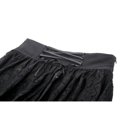 Dark in Love Halia Gothic Hi-lo Skirt