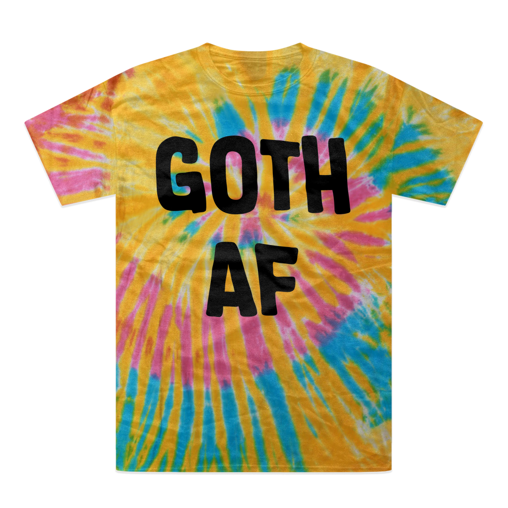 Goth AF Tie-Dye T-Shirt