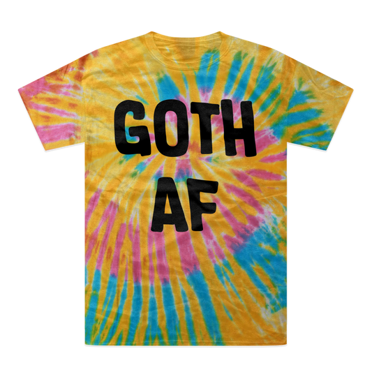 Goth AF Tie-Dye T-Shirt