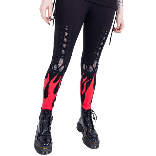 Heartless Blood Flame Leggings