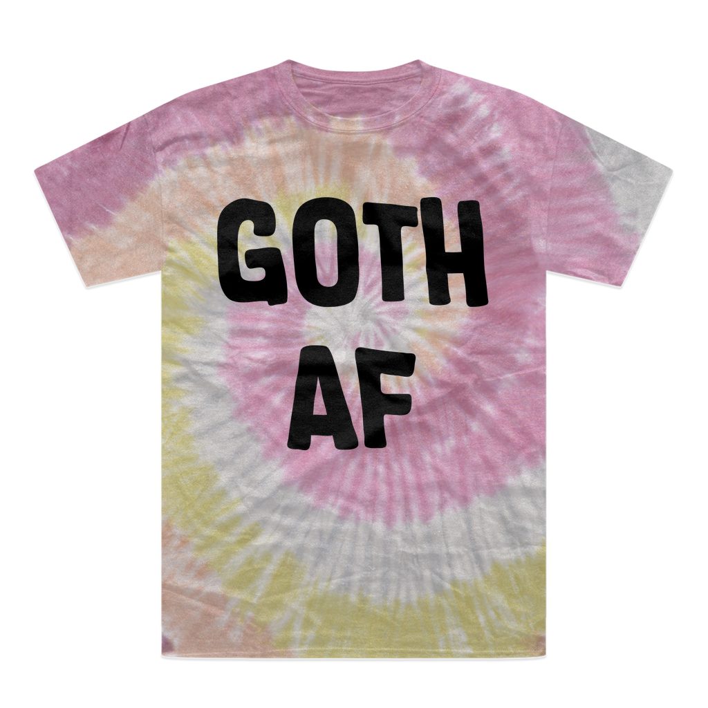 Goth AF Tie-Dye T-Shirt