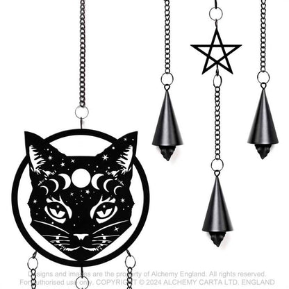 Alchemy Gothic Celestial Cat Hanging Decoration