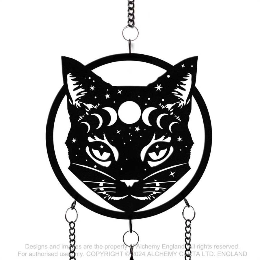 Alchemy Gothic Celestial Cat Hanging Decoration