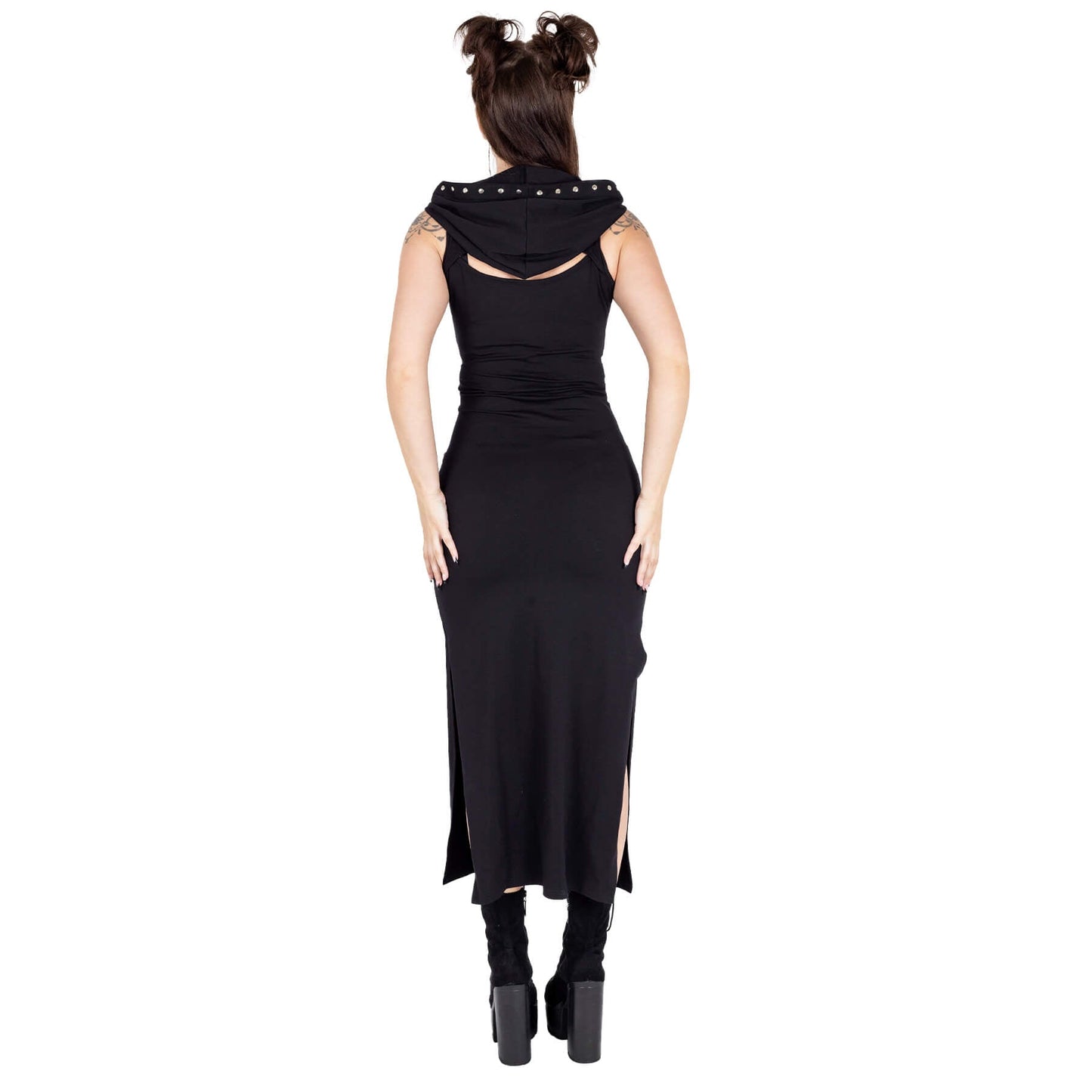 Vixxsin Cora Hooded Sleeveless Maxi Dress - Kate's Clothing