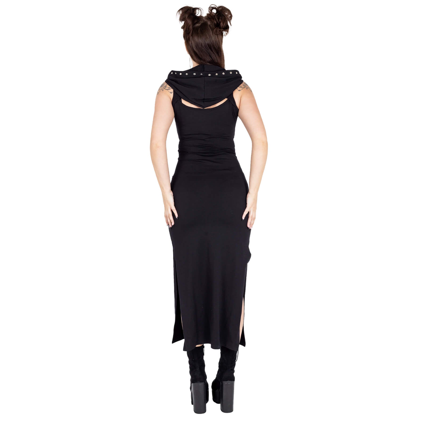 Vixxsin Cora Hooded Sleeveless Maxi Dress - Kate's Clothing