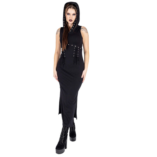 Vixxsin Cora Hooded Sleeveless Maxi Dress - Kate's Clothing