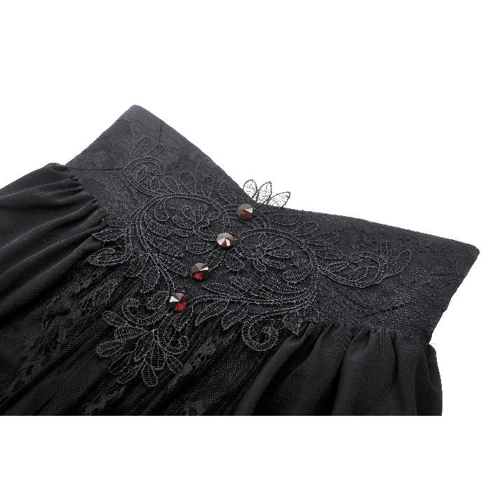 Dark in Love Evrin Embroidered High Waisted Maxi Skirt