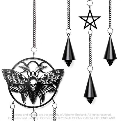 Alchemy Gothic Death's Head Moth Hanging Decoration