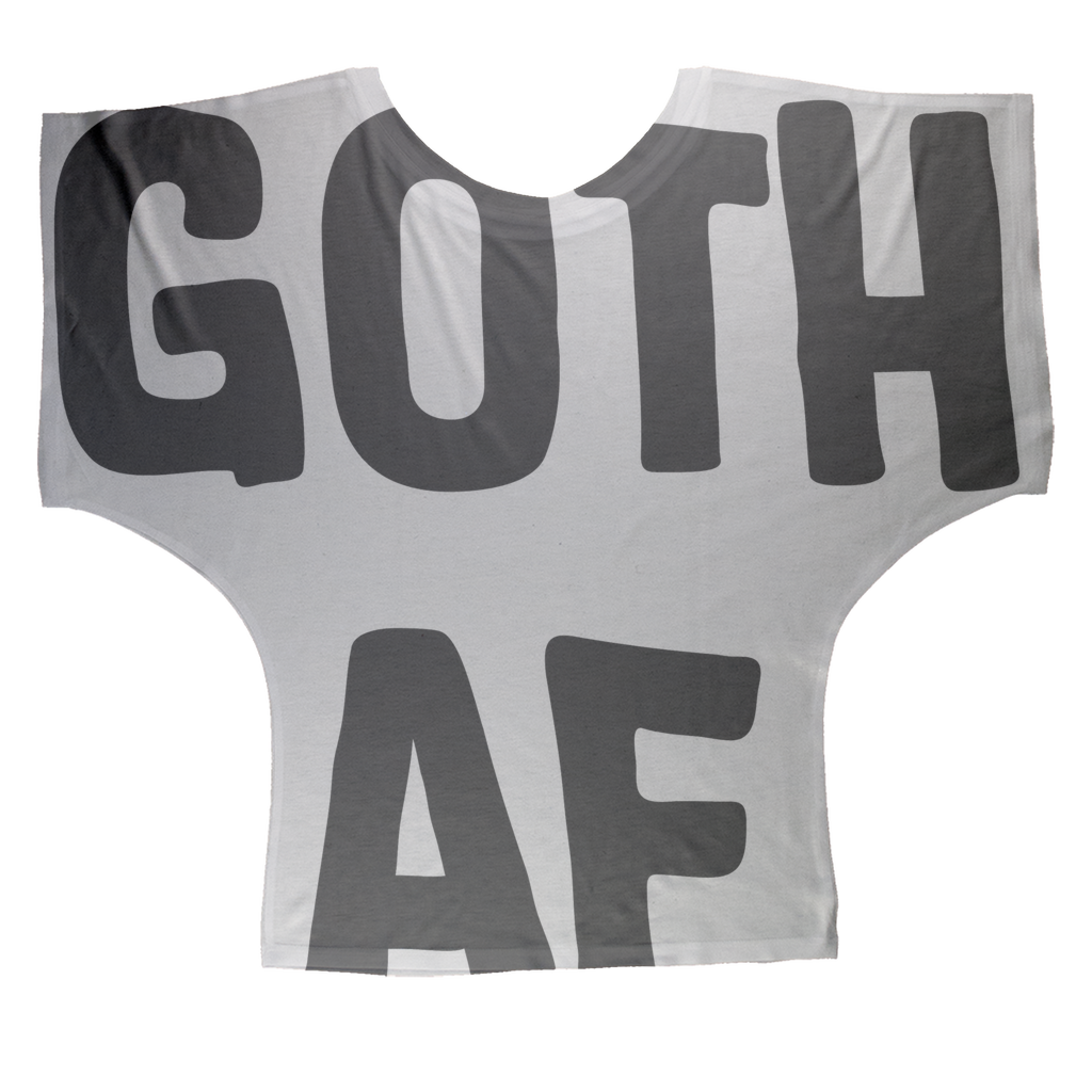 Goth AF Sublimation Batwing Top