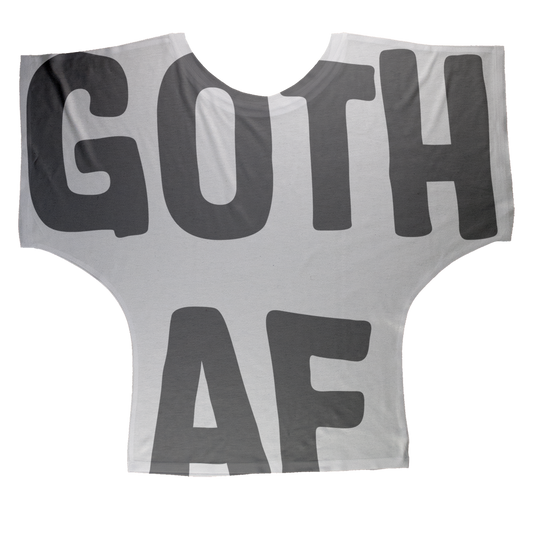 Goth AF Sublimation Batwing Top