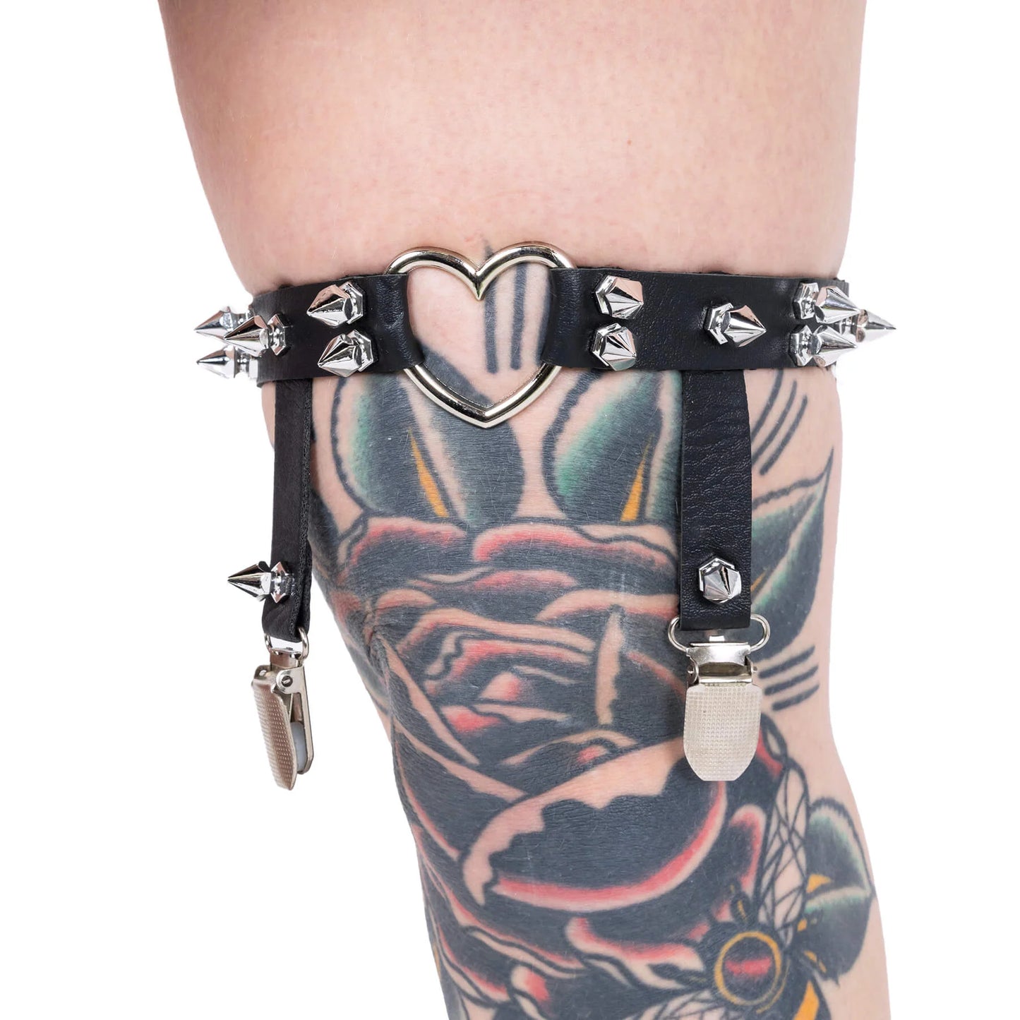 Heartless Fawn Leg Harness Garter Pair